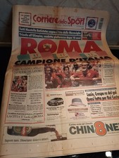 Corriere dello Sport 2001 Roma Campione D'Italia Completo ORIGINALE