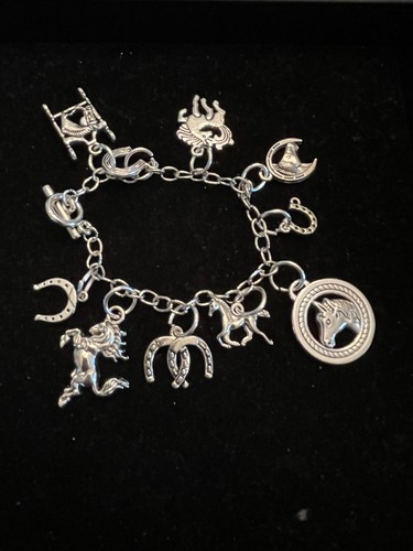 Bracciale charm cavallo - bracciale,