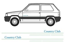 Kit adesivi fiat panda country - kit,
