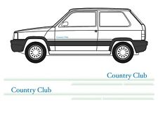 KIT ADESIVI FIAT PANDA COUNTRY CLUB 4X4 PRIMA SERIE