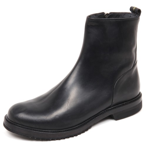 E4758 stivaletto uomo black