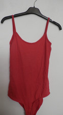 TERRANOVA - body canotta cotone jersey rosso . donna ragazza XS.  NIRIMA