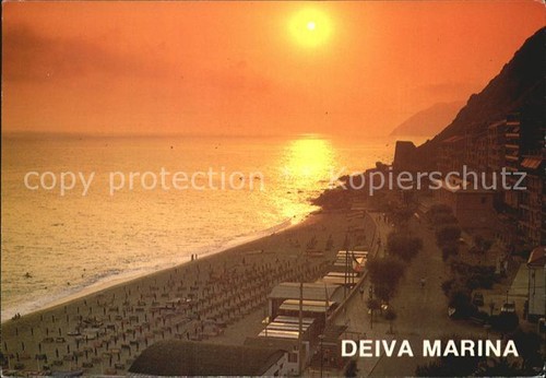 Deiva marina tramonto - marina,