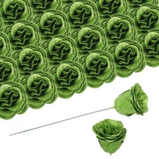 50 pezzi rose ate fiori finti