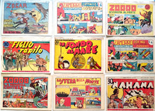 LOTTO DI 9 ALBETTI ANNI '40 ALBI MIGNON+NUOVA AURORA(ZORRO,ZAMORRO....)- G