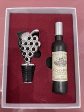 Set Vino Apribottiglie E Tappo