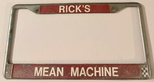 Telaio targa rick mean - telaio,
