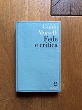 Guido Morselli Fede E Critica
