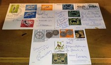 Lotto 3 Cartoline Francobolli