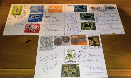 Lotto cartoline francobolli - cartoline,