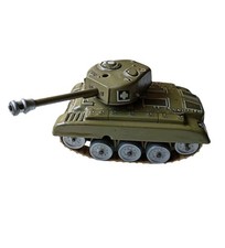 *HH* Modellino Vintage Gama Tank M 98 Carro Armato Panzer Giocattolo Gioco Latta