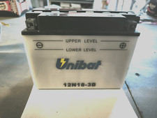 Batteria moto UNIBAT 18AH 12 VOLTS 190 CCA 12N18-3B SM