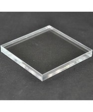 50 Piastre odontotecnici plexiglass trasparente basette in metacrilato mm 65x75