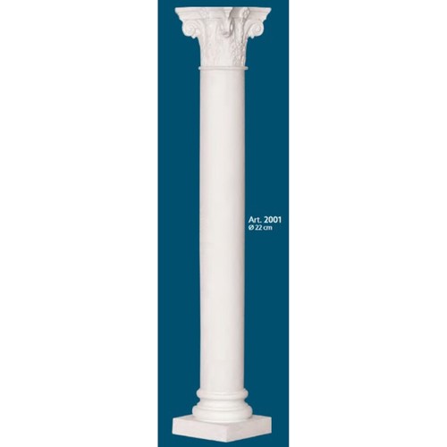 Colonna completa gesso h - colonna,