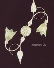 LAMPADARIO IN FERRO BATTUTO LAMPADARIO DESIGN PLAFONIERA 2 LUCI CAMERA LETTO