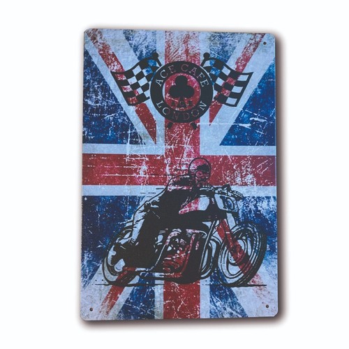 Retro metal tin sign plaque - retro,
