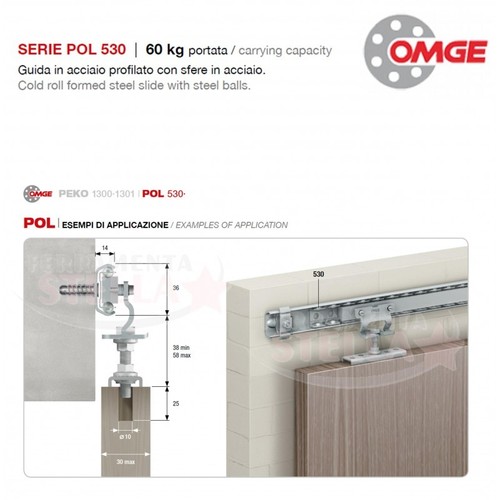 Guarnitura scorrevole pol 530 - pol,