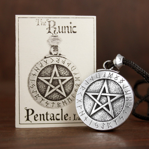 Collana pentacolo runa - , peltro