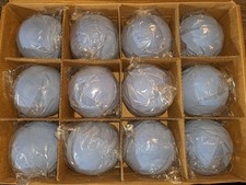 Palline in Ceramica 4 in Set di 12 Pietre Rotonde Fuochi a Gas o Camino, Blu