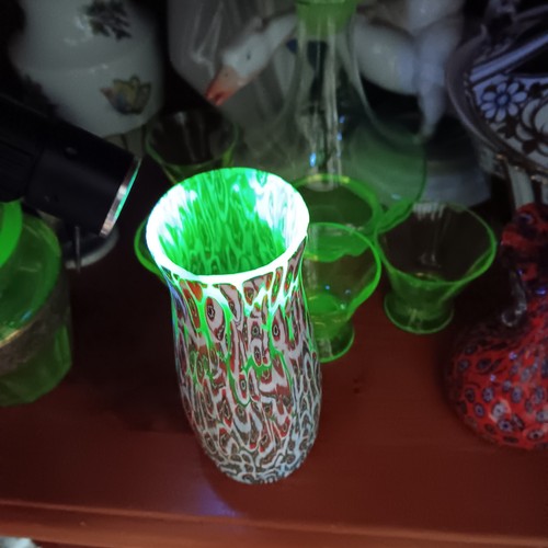 Vaso murano millefiori vetro - millefiori,