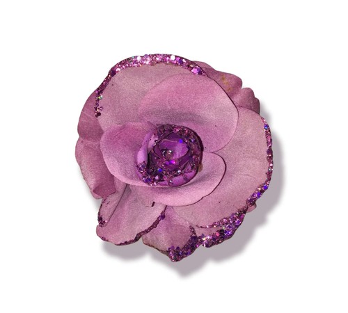 Stock rose viola - 8, velluto