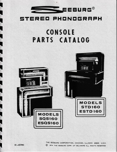 Seeburg model std160 - seeburg,