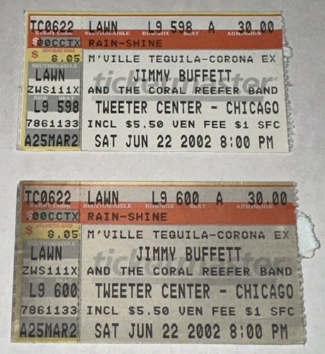 Biglietto concerto jimmy - biglietto,