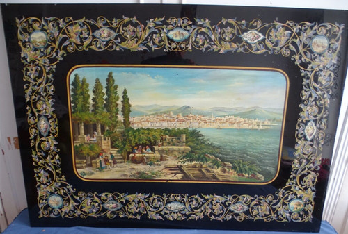 Antico dipinto olio - antico, su
