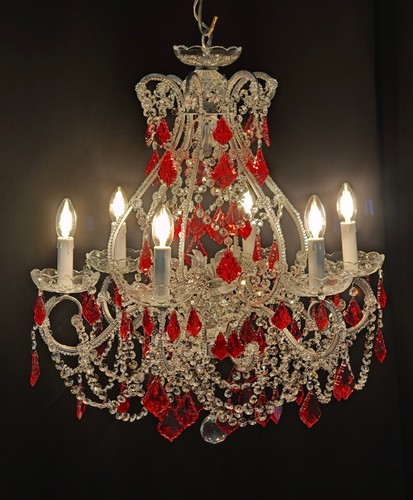 Lampadario luci cristallo - lampadario, 6