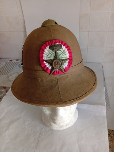 Casco coloniale con fregio - casco,