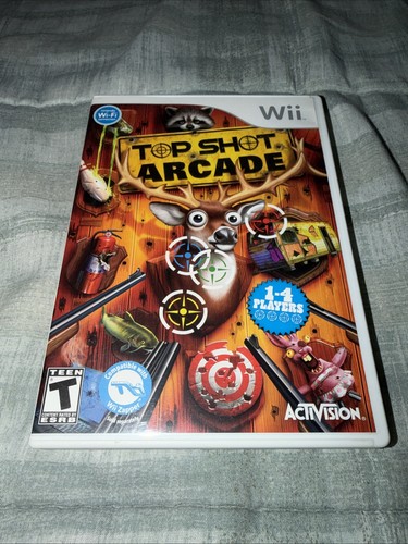 Top shot arcade nintendo wii - top,