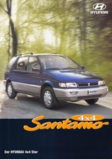 Brochure depliant HYUNDAI SANTAMO 4x4 stelle SVIZZERA T