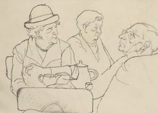 Disegno a matita vintage tre