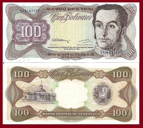 Venezuela p66e 100 bolivar - 100,
