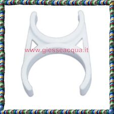 STAFFA CLIPS DOPPIA PER OSMOSI INVERSA FILTRO DEPURATORE D'ACQUA PURIFICATORE