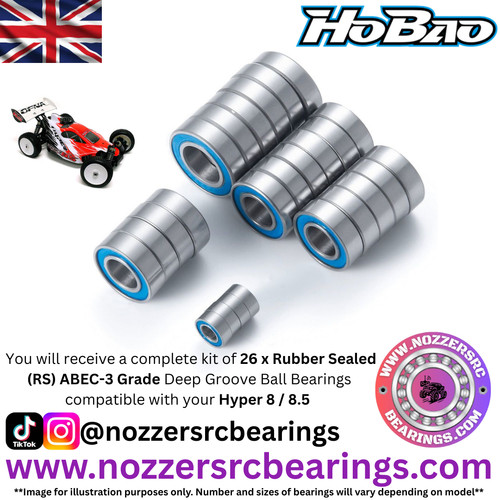 Kit cuscinetti completo hobao - kit,