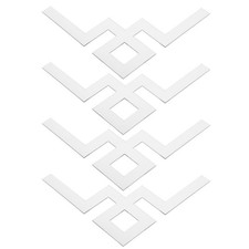  4 Pcs Specchio Muro Adesivi Da Parete Autoadesivo Murali Soggiorno