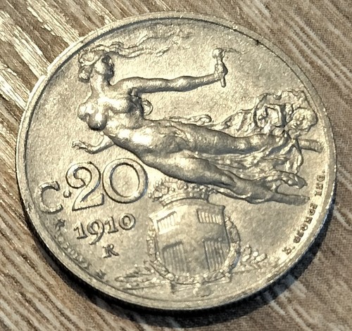 Centesimi 1910 liberta - 20, "liberta'