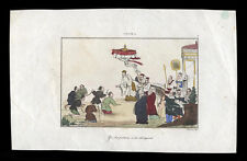 VECCHIA STAMPA ARTISTICA "YU PERDONA I CRIMINALI" CINA 18/19 Th.