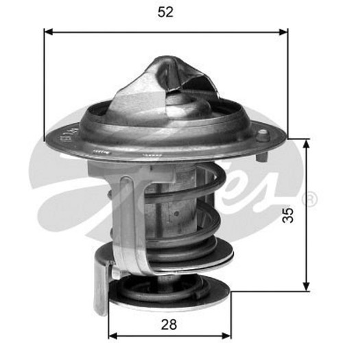 Termostato refrigerante gates - refrigerante,