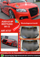 💕ART.4737 COFANO AUDI A3 8P RESTYLING 08-11💕