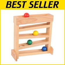 Interactive Wooden Ball Roller