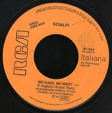 Scialpi  Endrigo - No East No West  Canzone Italiana [Vinile 7 pollici - 45 Giri