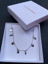 Bracciale croce angelo e cuore