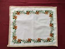 Tovaglietta da tavola Ricamata Cotone100% 50x60 cm colazione - pranzo - cena