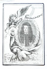 c1700 mappamondo con nave