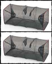 2 nasse quadrate inganno pesci granchi seppie trappola quadre imbuto mare