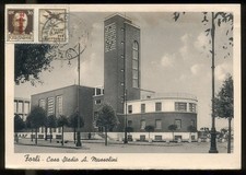 FORLI'-CASA STADIO ARNALDO MUSSOLINI-CARTOLINA-Spedita