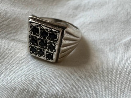 Anello chevalier con zaffiri - anello,