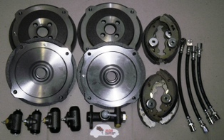 Kit freni completo fiat 500 - kit,